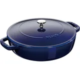 Staub Chistera Bräter 24 cm dunkelblau