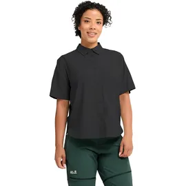 Jack Wolfskin Sierra Canyon Kurzarmhemd Schwarz M