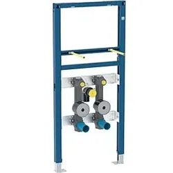 Geberit Duofix Waschtisch-Element 111473001 BH 112cm, für Standarmatur, mit zwei Wasserzählerstrecken