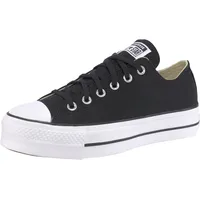 Converse Chuck Taylor All Star Platform Low Top Black/Black/White 41