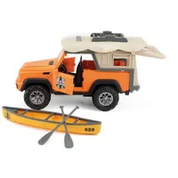 Toi-Toys VEHICOOL 4x4 mit Dachzelt & Kanu, Licht, Sound