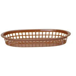 Servierkörbe im Fastfood-Stil, HENDI, Braun, 6 Stk., 275x175x(H)38mm