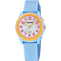 Festina Calypso Junior Collection Kinderuhr mit Beleuchtung Ziffernblatt K5823 Hellblau/Gelb K5823/3