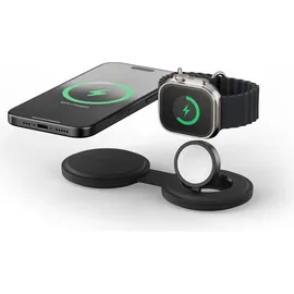 Satechi OntheGo 2-in-1 Wireless Charger Schwarz