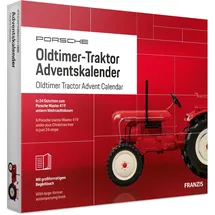 Franzis Porsche Adventskalender Oldtimer-Traktor Master 419 Rot