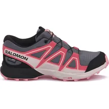 Salomon Speedcross Waterproof Kinder Grau/Blau 36