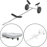 PRO PLUS Trailer Bootswagen 245-304 cm Stahl Silber