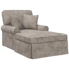 vidaXL ARES Chaise Lounge mit Rock beige