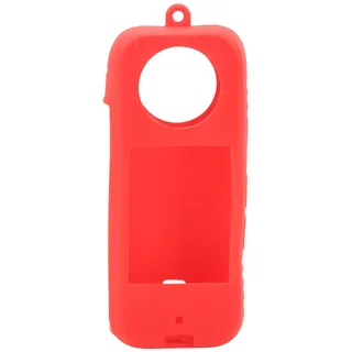 Panorama-Kamera-Schutzhülle, Verstärkte Rippenoberfläche mit Geprägtem Knopf, Anti-Drop-Silikon-Panorama-Kamerahülle für den Außenbereich (Rot)