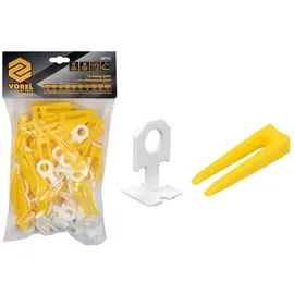 Yato Fliesen Nivelliersystem 1 mm 50 + 50 Set