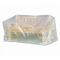 Westerholt Schutzhülle Hülle Schutzhaube für Gartenbank Bank 160x80x75cm transparent 1927