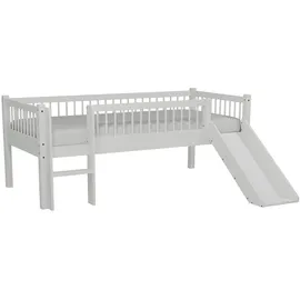 Vipack Spielbett Forrest 90 x 200 cm Buche massiv weiß lackiert