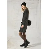 Jaquard-Kleid - Schwarz