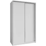 masseno Schwebetürenschrank NISSE 120 x 205 x 60 cm Weiß