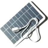 2w 5v Miniatur-solarpanel Mit Usb-schnittstelle, Diy Monokristalline Silizium-solarzelle, Wasserdichtes Solarpanel Für Camping, Geeignet Für Externe Batterien Und Mobiltelefone.