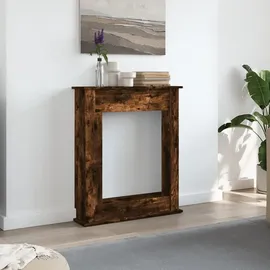 vidaXL Kaminumrandung Räuchereiche 75 x 20 x 87,5 cm