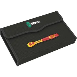 WERA 8100 SB VDE 1 Zyklop Knarrensatz, isoliert, Umschalthebel, 3/8"-Antrieb, metrisch 3/8 Zoll 17 tlg 05004970001