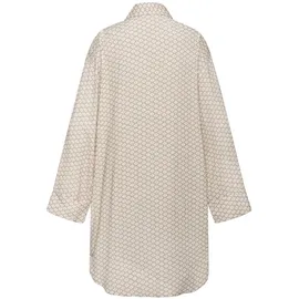 LASCANA Pyjamaoberteil Beige/Weiß 34