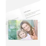 Muttertagkarten selbst gestalten mit Spruch und Fotos im Onlinedesigner bei Meine-Kartenmanufaktur.de