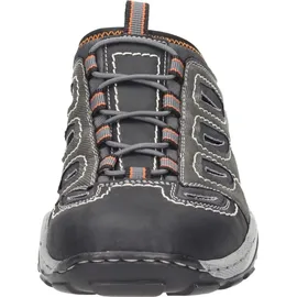 Rieker Herren 08096 Clogs, Grau (schwarz/rauch/rauch/00), 43 EU
