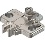 Blum Modul Kreuzmontageplatte 2teilig, Zink, Schrauben, Distanz 0 mm