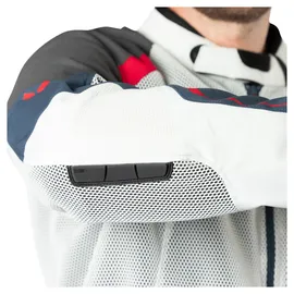 IXS Tourster-Big Air 1.0 Mesh Motorradjacke grau-rot-blau-beige M