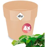 Gardebruk Blumentopf 4er-Set Pfirsisch 18x17cm 2,9L