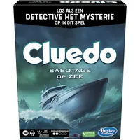 Cluedo Sabotage auf See, EIN Flucht- und Detektivspiel, Escape Room Brettspiel, kooperatives Spiel, 1-6 Spieler