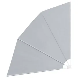 vidaXL Balkonfächer 210 x 210 cm grau