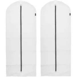 Brabantia Kleiderschutzhüllen XL 60 x 150 cm 2-tlg. Weiß