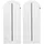 Brabantia Kleiderschutzhüllen XL 60 x 150 cm 2-tlg. Weiß