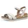 TAMARIS Da.-Sandalette für Damen, weiß, Größe 38 EU