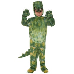 Underwraps Kostüm Alligator Kostüm für Kinder, Bequemer Overall für kratzbürstige Krokodile grün 104-122