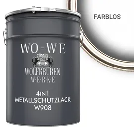 WO-WE Metallschutzlack W908 Weiß seidenglänzend 2,5 l