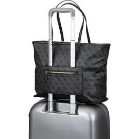 GUESS Shopper Power Play II Large Tech Tote Coal Logo