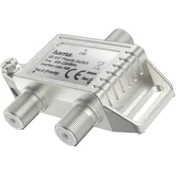 Hama Antennen-Splitter - F-Stecker weiblich zu F-Stecker weiblich