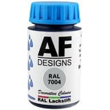 Alex Flittner Designs Lackstift RAL 7004 SIGNALGRAU glänzend 50ml Holz Metall Möbel Bad Retuschierlack Reparaturlack