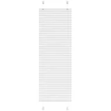 vidaXL Plissee Weiß 45x100 cm Stoffbreite 44,4 cm Polyester