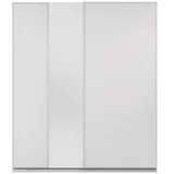 Mirjan24 Schiebetürenschrank, Weiß, Holzwerkstoff, Rechteckig, 200x235x71 cm, Schlafzimmer, Kleiderschränke, Schwebetürenschränke