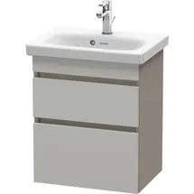 Duravit Waschtisch-Unterschrank 2 Auszüge 50 x 61 x 36,8 cm Betongrau/Basalt Matt