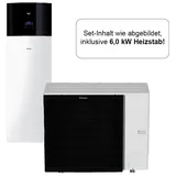 Daikin ERLA11DV3 / EBVX11S18D6V 11,0 kW + 6,0 Heizung - - Altherma 3 RW Niedrigtemperatur - Wärmepumpe Set - 180 l Tank