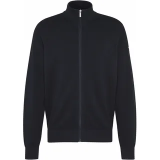 Bugatti Strickjacke mit Reißverschluss blau