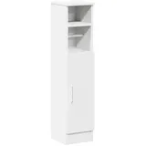vidaXL Badezimmerschrank mit Rollenhalter 20,5 x 90 x 22 cm Weiß