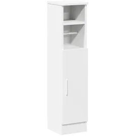 vidaXL Céline Badezimmerschrank 20,5 x 22 x 90 cm Weiß Massivholz