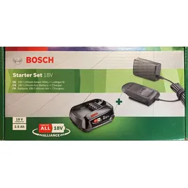 Bosch DIY Starterset 18 V Li-Ion 2,5 Ah 1600A01T9S