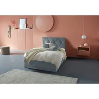 Westfalia Schlafkomfort Polsterbett "Adamas", grau, L:210cm, Bezug: 100% Polyester,