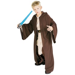 Rubie ́s Kostüm Star Wars Jedi Robe, Original lizenziertes Kostümteil aus dem “Star Wars”-Universum braun 140
