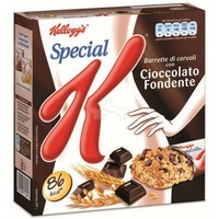 Kellogg's Special - Silberbarren von Getreide,mit Zartbitterschokolade - 6 Stück