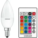 Osram LED Retrofit RGBW Remote Candle 4,5W/827 (25W) Frosted Dimmable E14