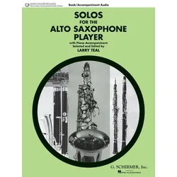 Solos for the Alto Saxophone Player (+CD) for alto saxophone and piano, Fachbücher